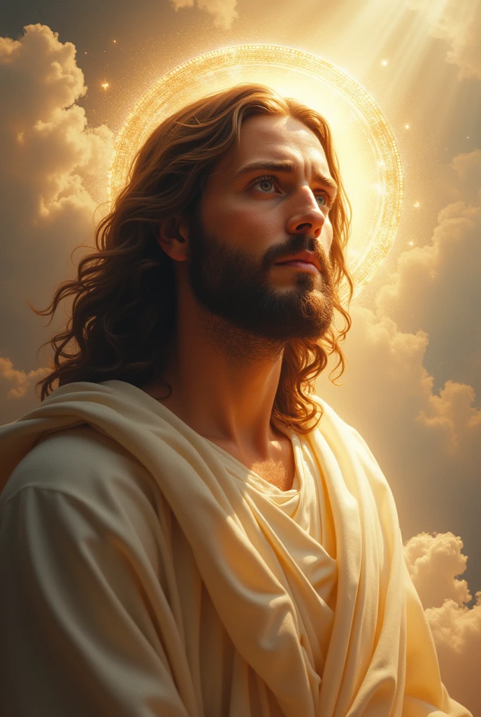 a sentence written You are as a reference to Jesus Christ, but a very beautiful image