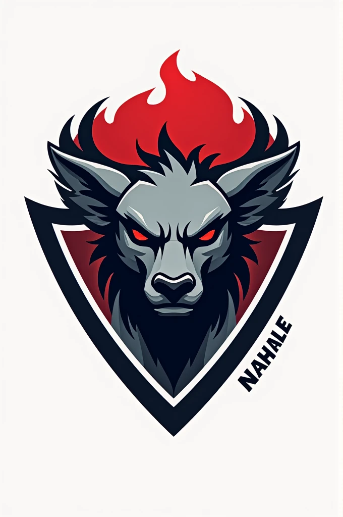 Vector sports logo with the name Nahuales