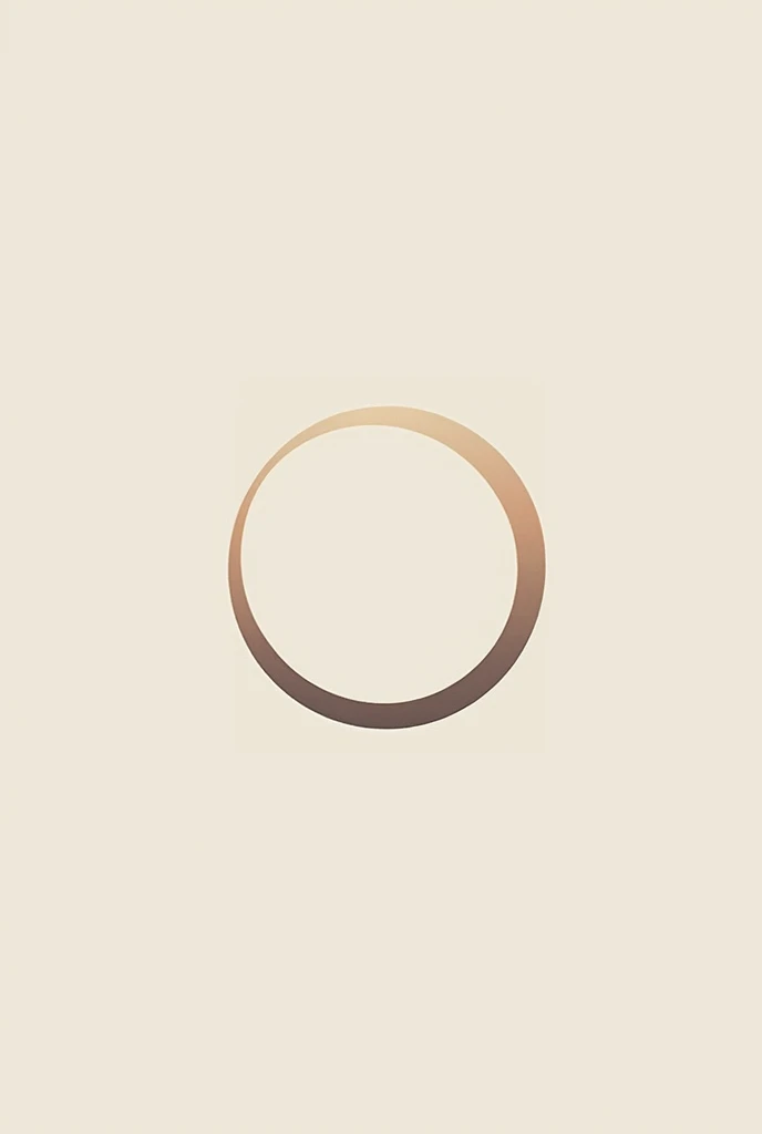 Minimalist circle logo