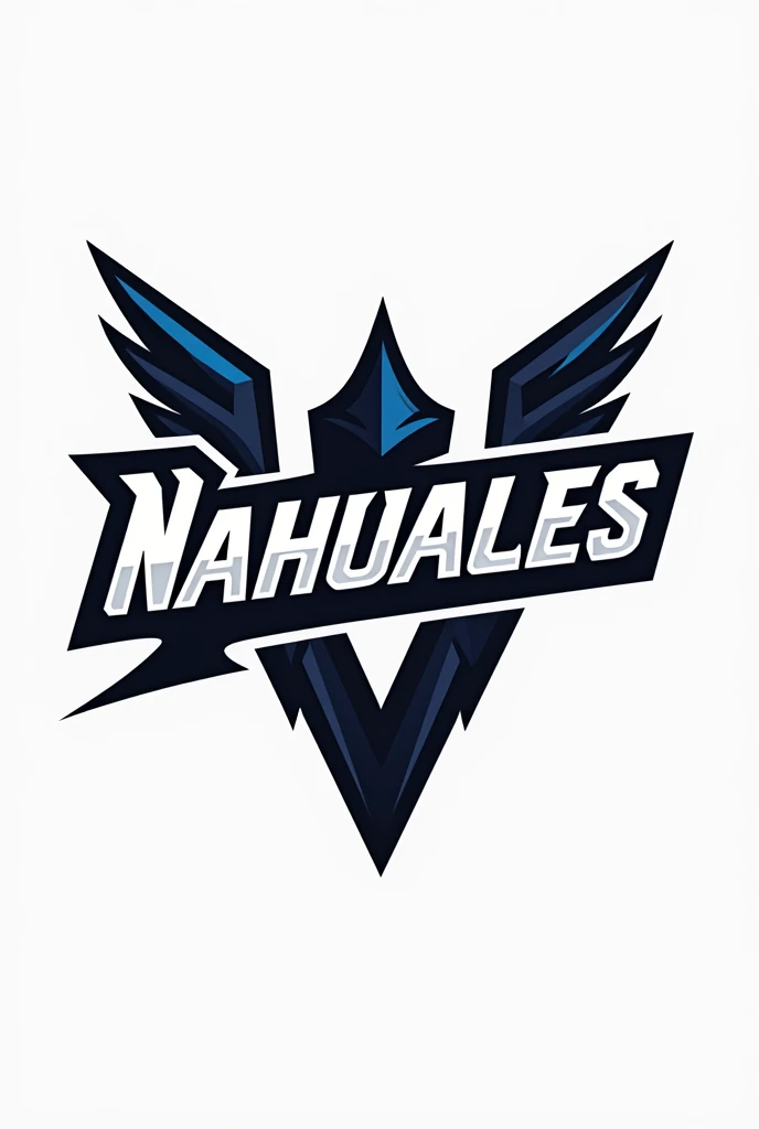 Vector sports logo with the name Nahuales
