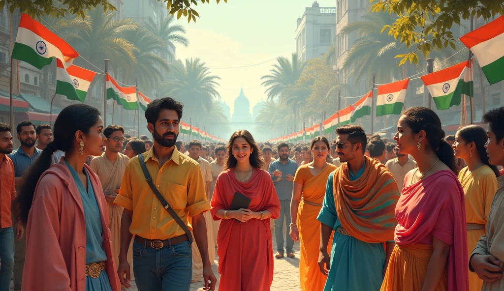 Indipendent day of india sketch