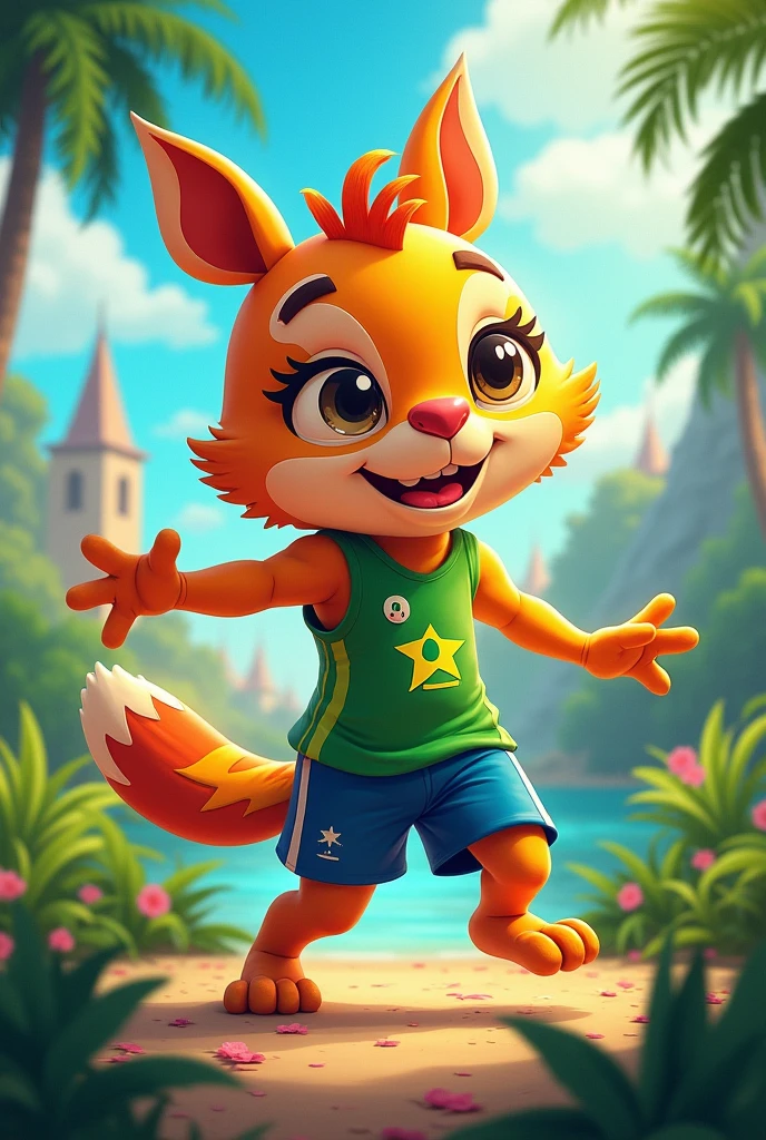 create a mascot for the olympics in brazil