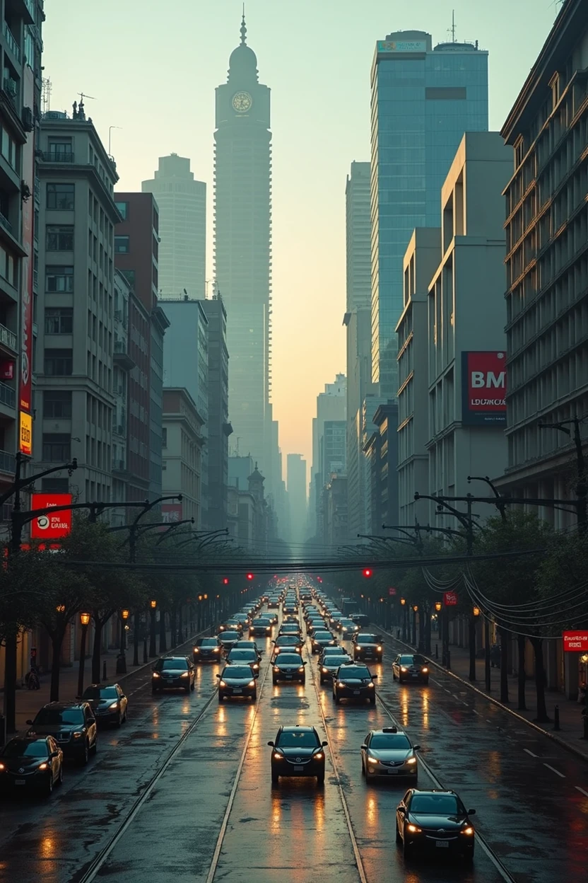 City of Sao Paulo in chaos