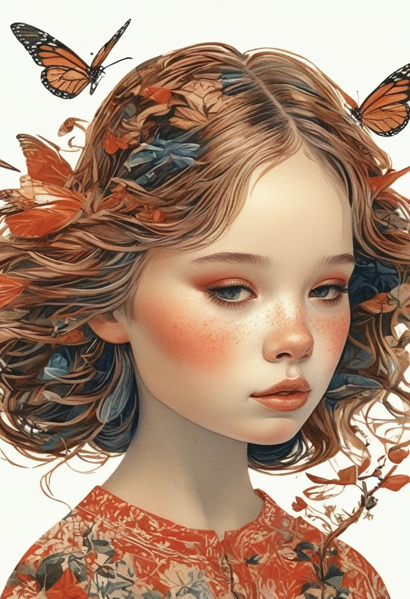 Close-up of a woman with long hair and a red dress, realistic cute girl illustration, lovely digital art, Beautiful digital illustration, Digital art with cute details, cute portrait, chinese girl, beautiful animated portraits, lovely digital painting, beautiful character drawings, cute realistic portrait, Beautiful digital art워크, Beautiful digital art, high quality portrait, digital art paintings, very beautiful girl