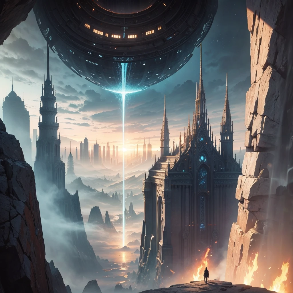 Best Quality,8k,Huge underground city,Underground Labyrinth,mysterious,Multidimensional,A world beyond imagination,Different dimension,romantic,High Dimension,Fantasy,Different space,Nature,romantic,A world beyond imagination,Dream world,Skyscrapers,Huge river,masterpiece,最高masterpiece,perfection,