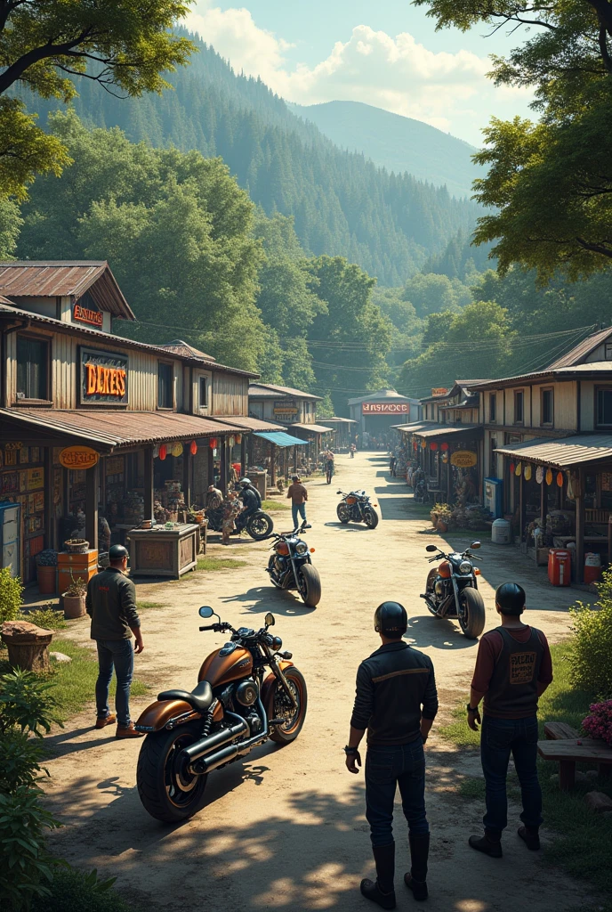 Outdoor para moto club