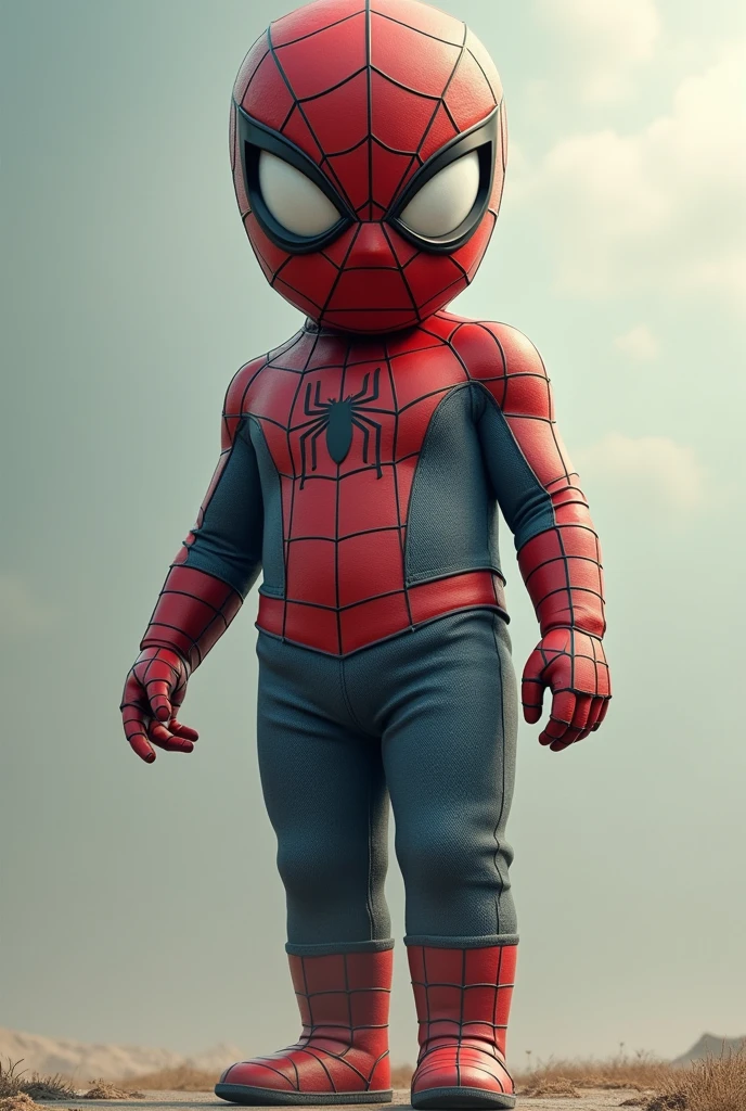 Make a Big Child With A Spider man Face