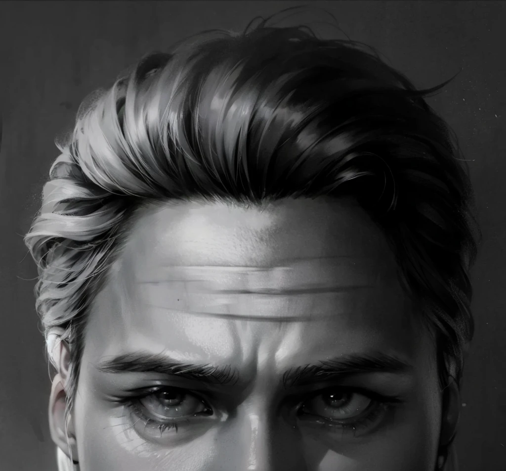 man, hair, Realism