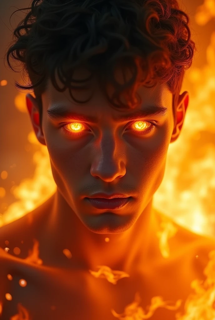 Ek aisa ladka jiski eyes black ho or uski eyes me se fire aa rahi ho or fire itni jada ho ki wo dur se hi dikh jaye or uski body bhi dekhne me bhout garam se ho
