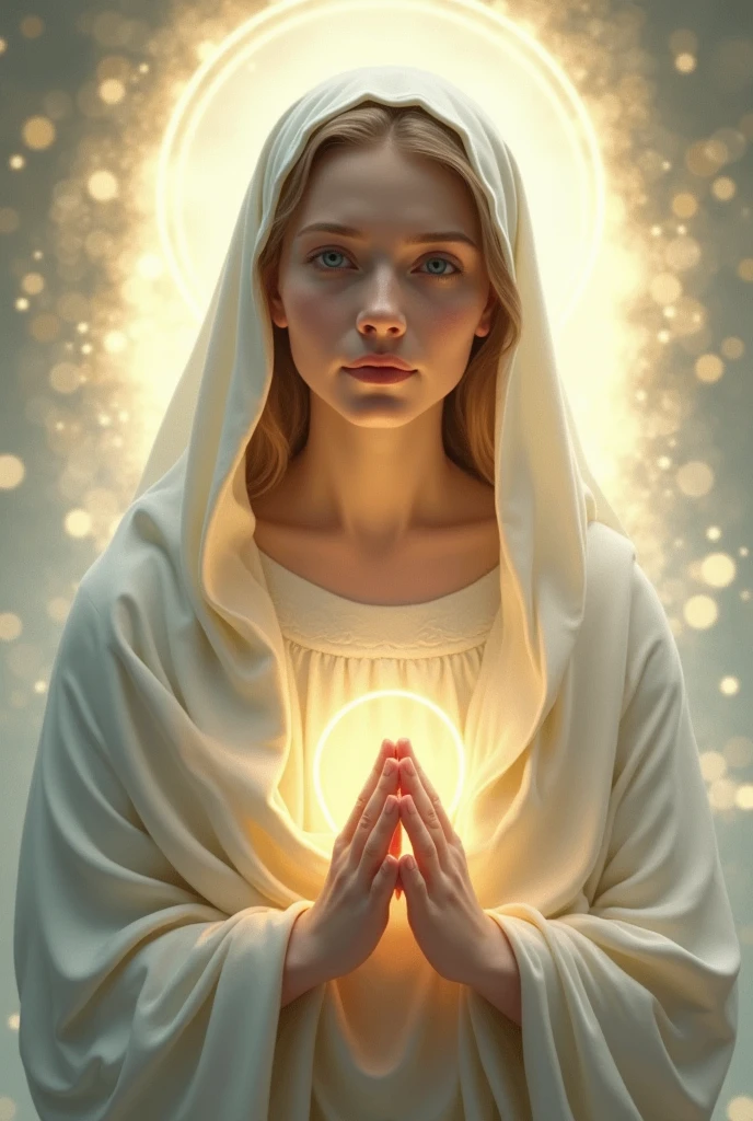 Pure and beautiful Virgin Mary