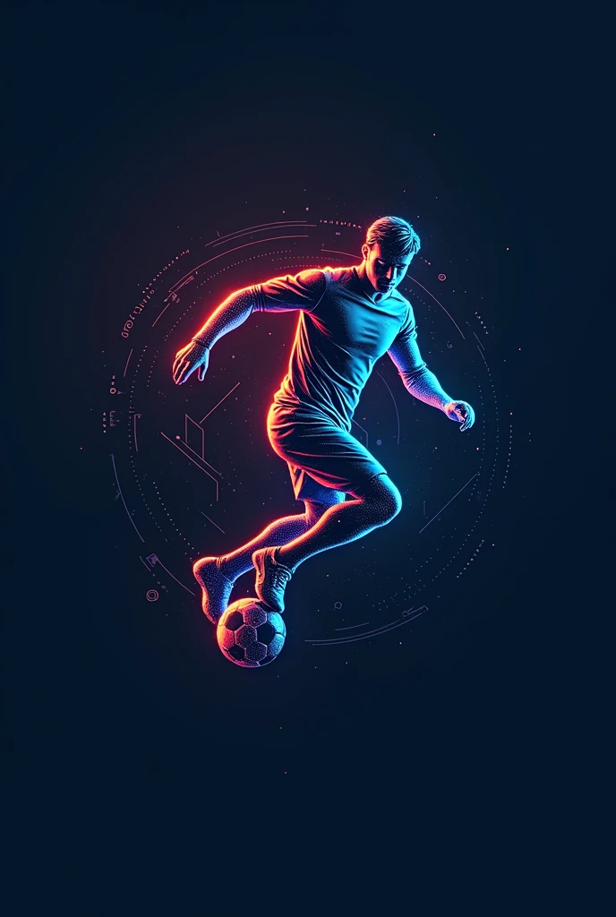 I need a computer-related logo for a soccer sports shirt