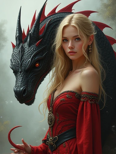 retrado de uma mulher de cabelos brancos feito a lua, olhos amarelos brilhantes, foco nos olhos, Detailed face with expression of malice and cunning, Black dragon behind sitting looking forward waiting, noite, formato de desenho de fantasia medieval, fantasia escura, deusa, rainha das bruxas, bruxa, guerreira, obra prima, super qualidade, alta qualidade, hd, ultra hd, 3D, 8K, super obra prima, epic fantasy, super detalhado, arte detalhada