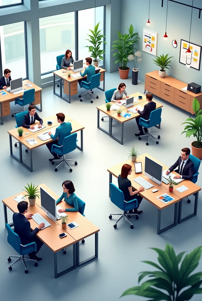 background of a human resources office