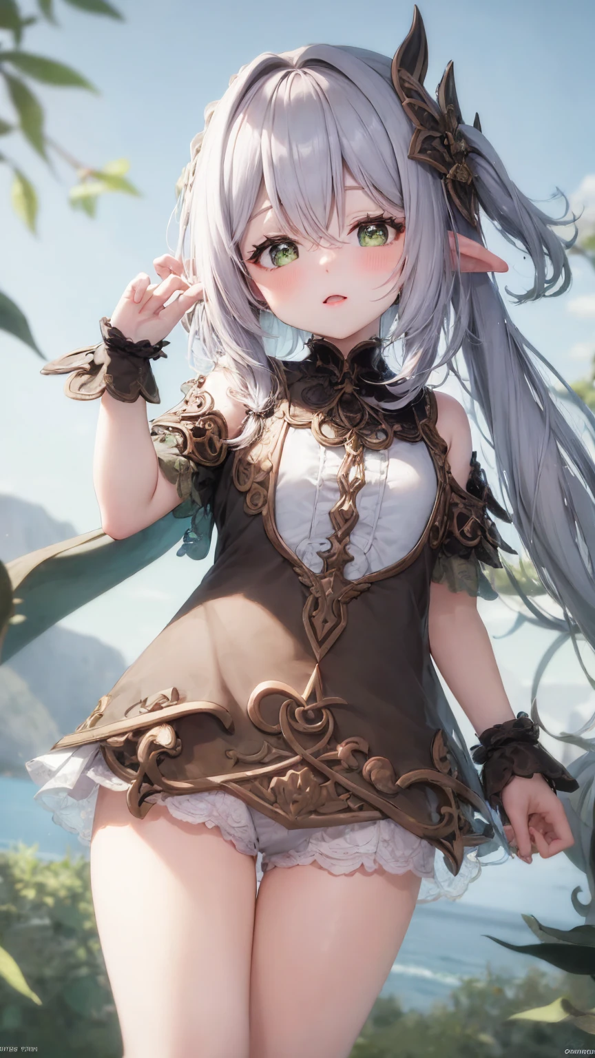 absurd, absolute resolution, incredibly absurd, super high quality, super detailed, official art, unity 8k wall, masterpiece
BREAK
One , innocent, little devil, small and young toddler, blush