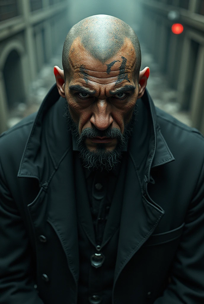 Kazakhstan as a villainous man from the movie 
