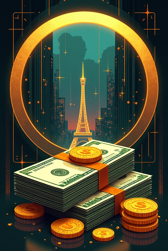 Record label cover for song with money
