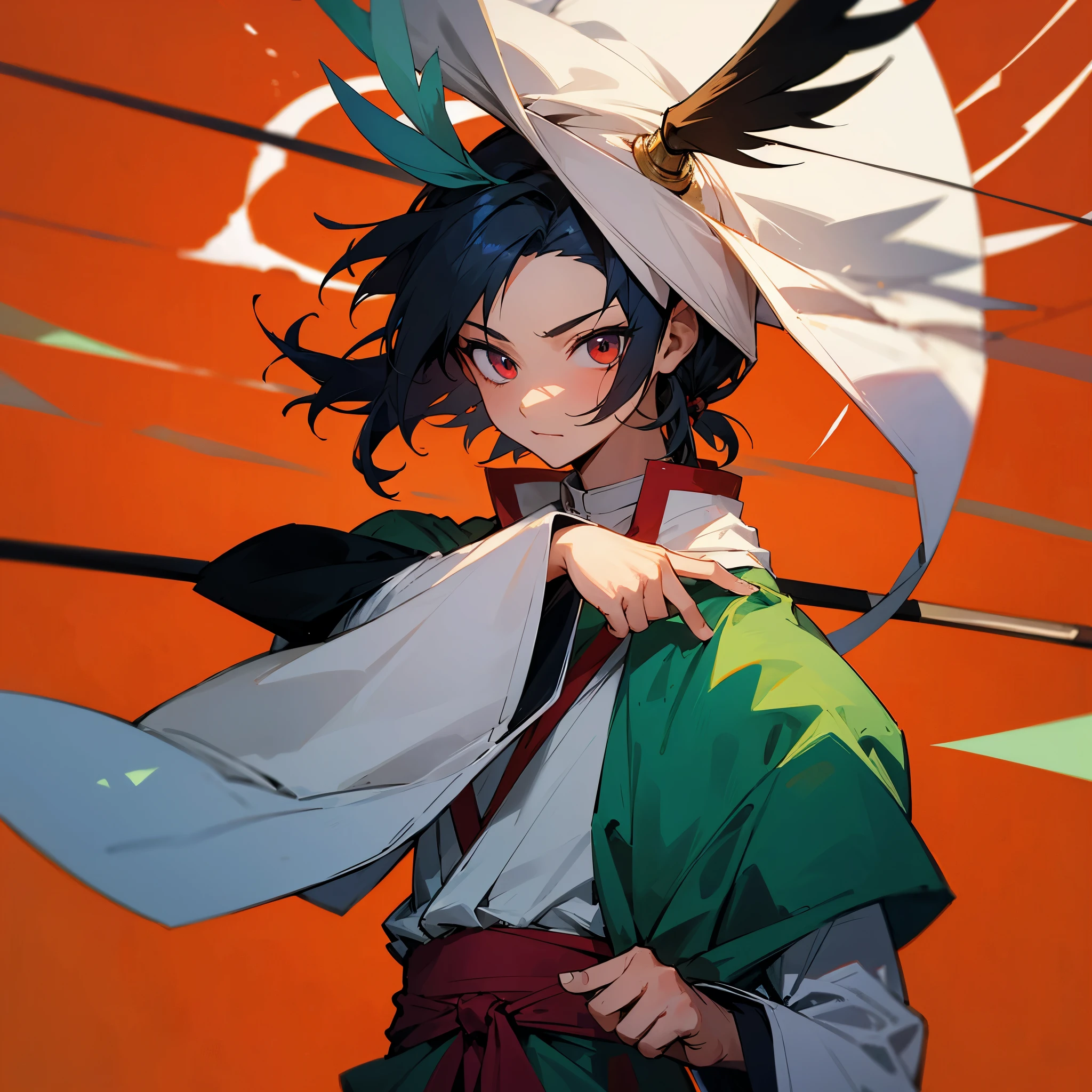 Anime boy
Anime boy hendsum indian flag salute
Anime demon slayer