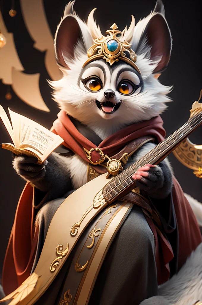 i need Animal character Lemur Wizard 3d