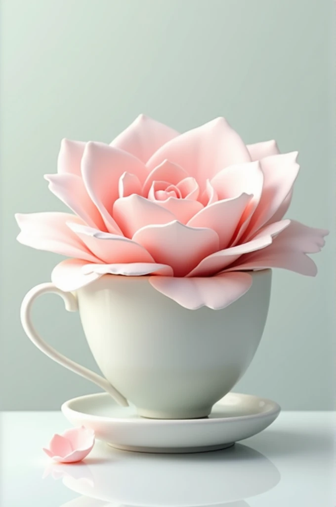 Cup flower design