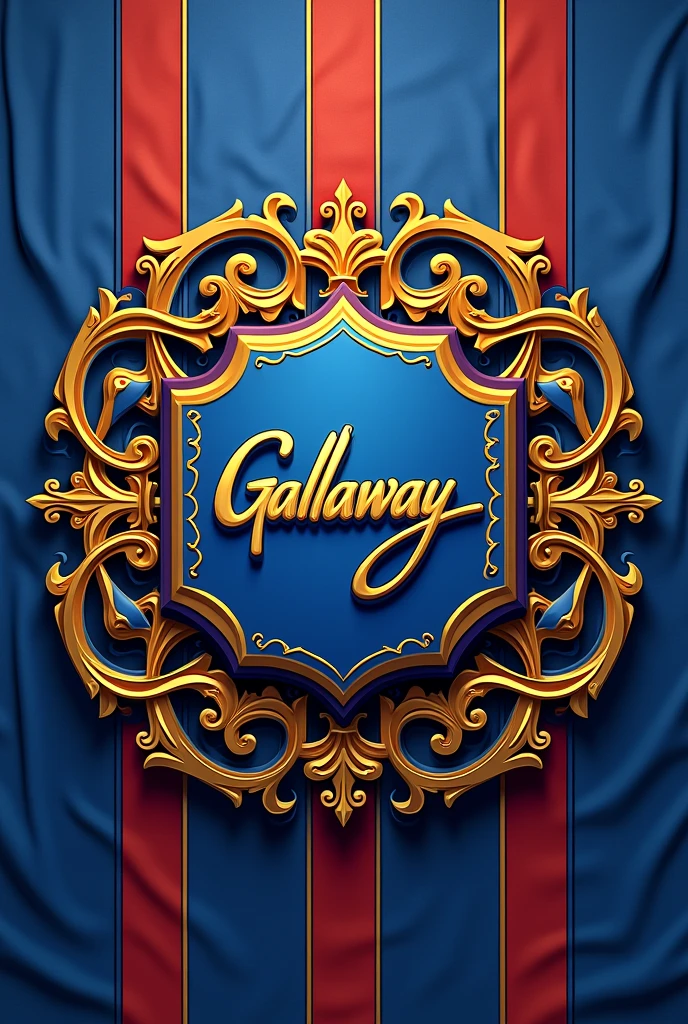 Flag of a city with the name Gallaway