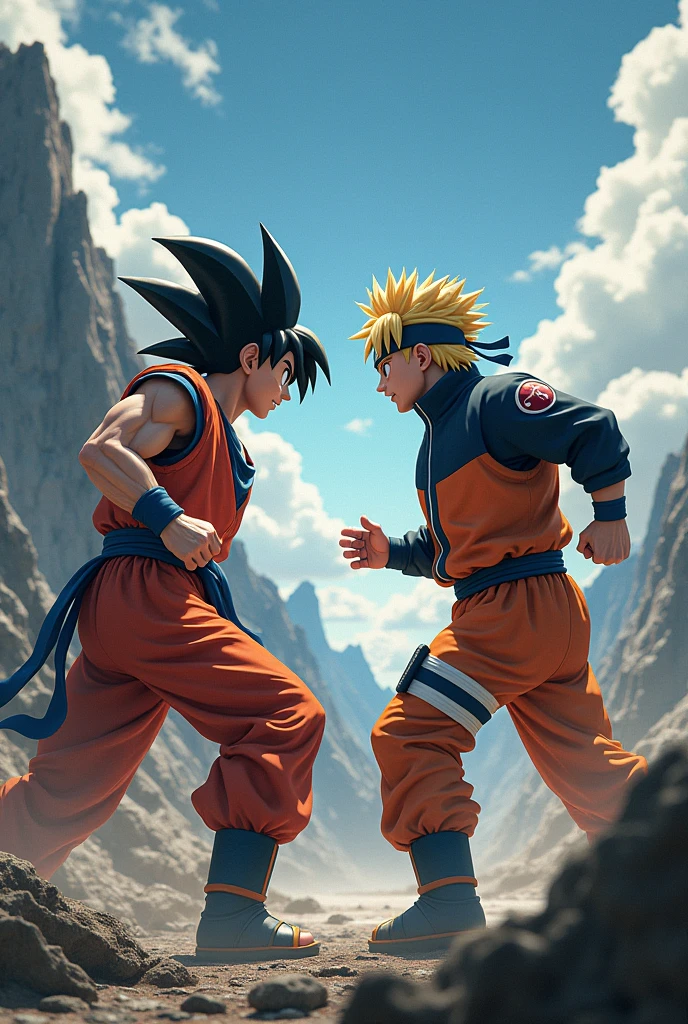 Goku vs Naruto real life 