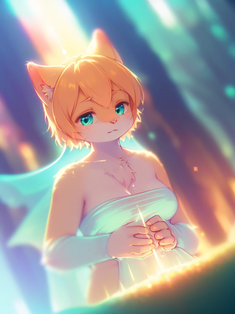 (Sumilux f1.4 24mm , low Latitude old color negative film , cross process , (bokeh), Long exposure , blur , flare, chromatic aberration , soft focus, (Shallow focus) , soft glow , Maximum aperture, high Key , Transparent depiction , Tyndall:1.3) , female cat , Kama Sutra , hand job , cum on melons