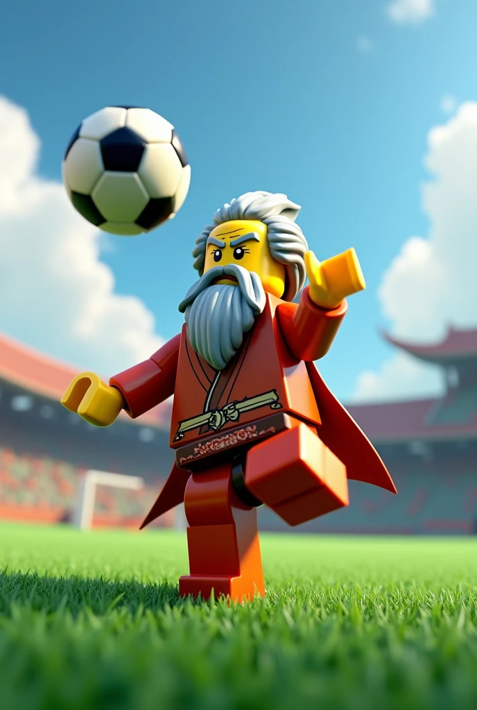 Sensei Wu Lego who plays football Sensei Wu I told you bastard