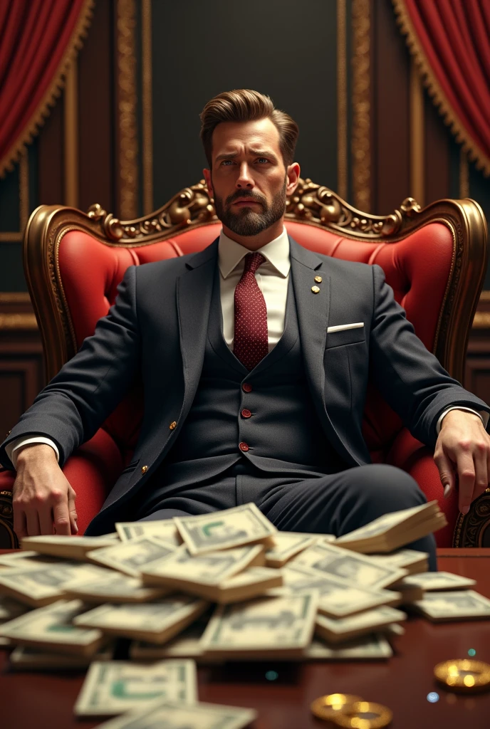 Create a photo with the name of the king of casino roulette