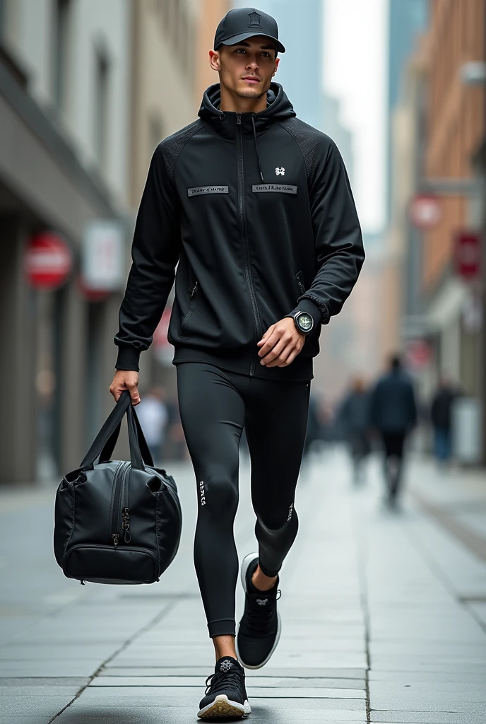 Sporty Look
   Top: Cropped hoodie or a sporty tank top.
   Bottom: Leggings or joggers.
   Shoes: Running shoes or slip-on sneakers.
   Accessories: A sporty watch, baseball cap, and a duffle bag.