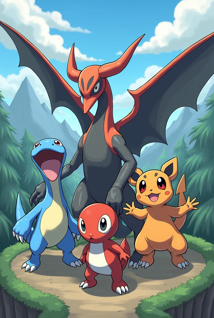 haz un equipo pokemon que esten swampert, duraludon, gliscor, raichu alola, armarouge y falinks