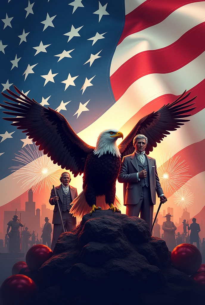Independence day template wallpapers with attached ASOULT TRADING Name
