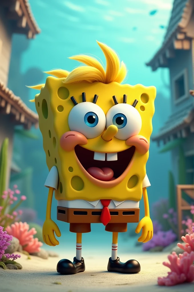 Sponge Bob as human
