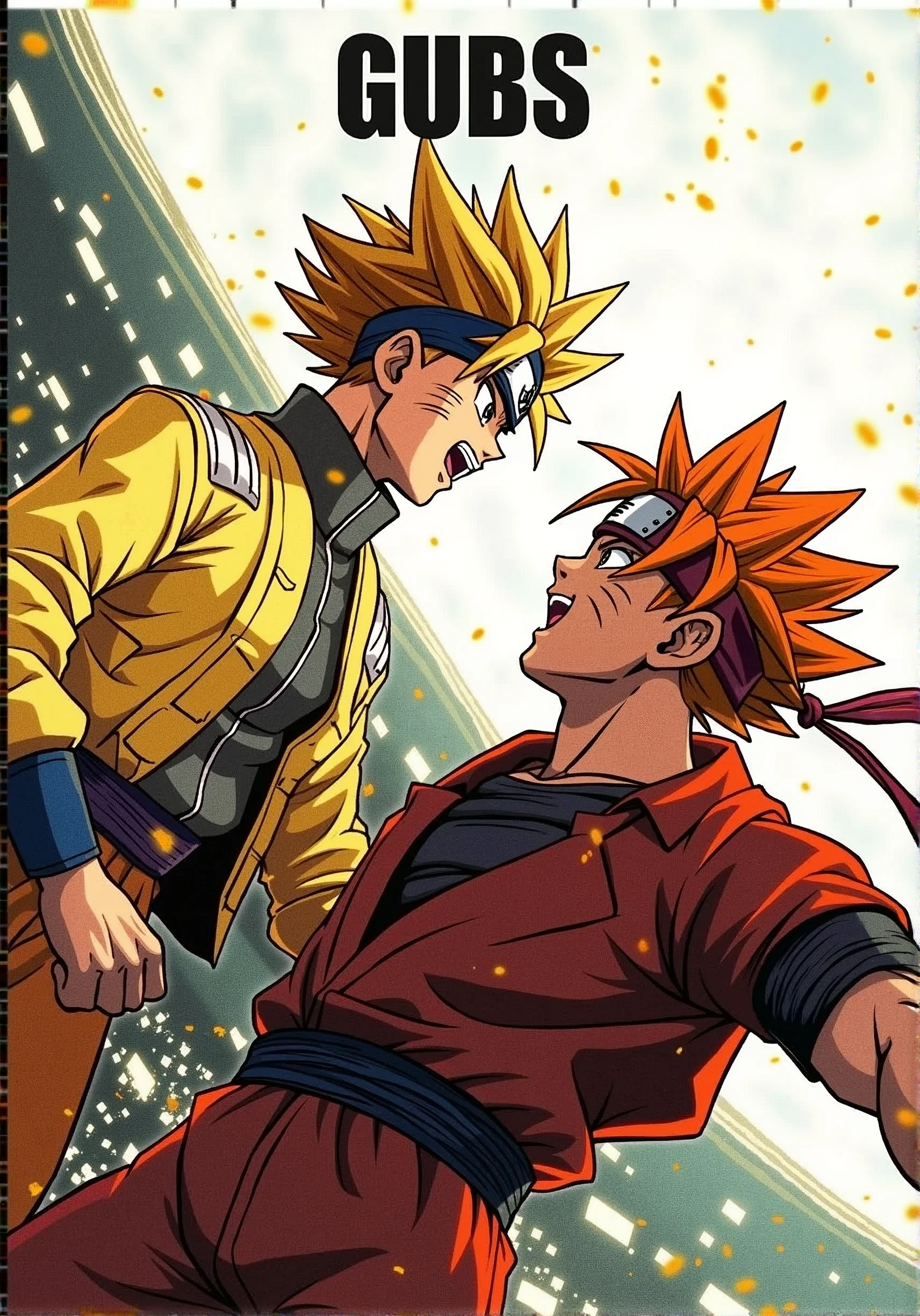 Goku vs Naruto to do lip sync