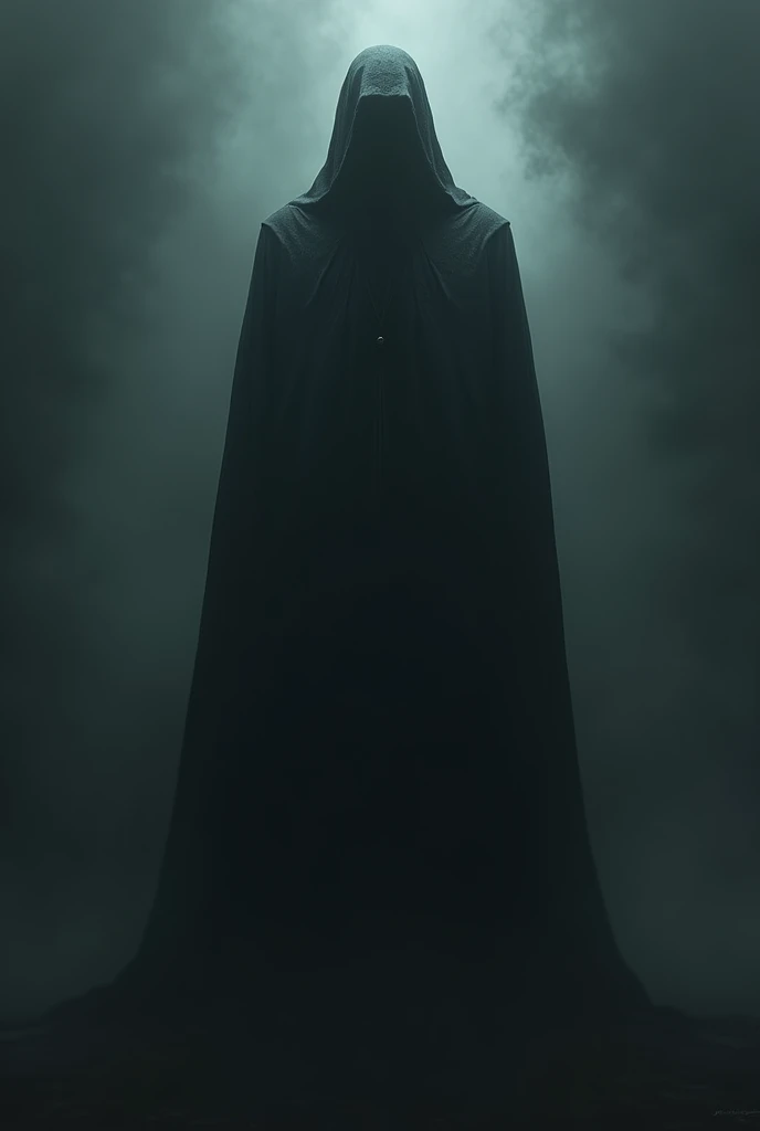 A tall, lean, shadowy-like figure standing 6,5 feet tall, with no physical features or anything to distinguish him. He looks like shadow or deep blackness. A dark, intimidating figure*