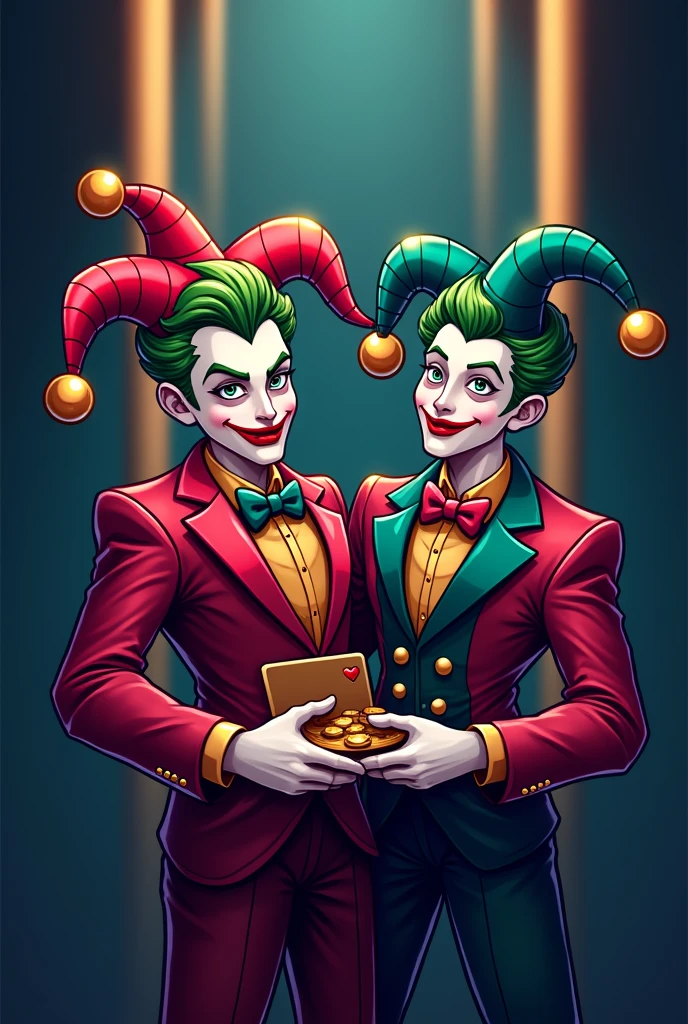 Logo brand aCasino central bank jokers