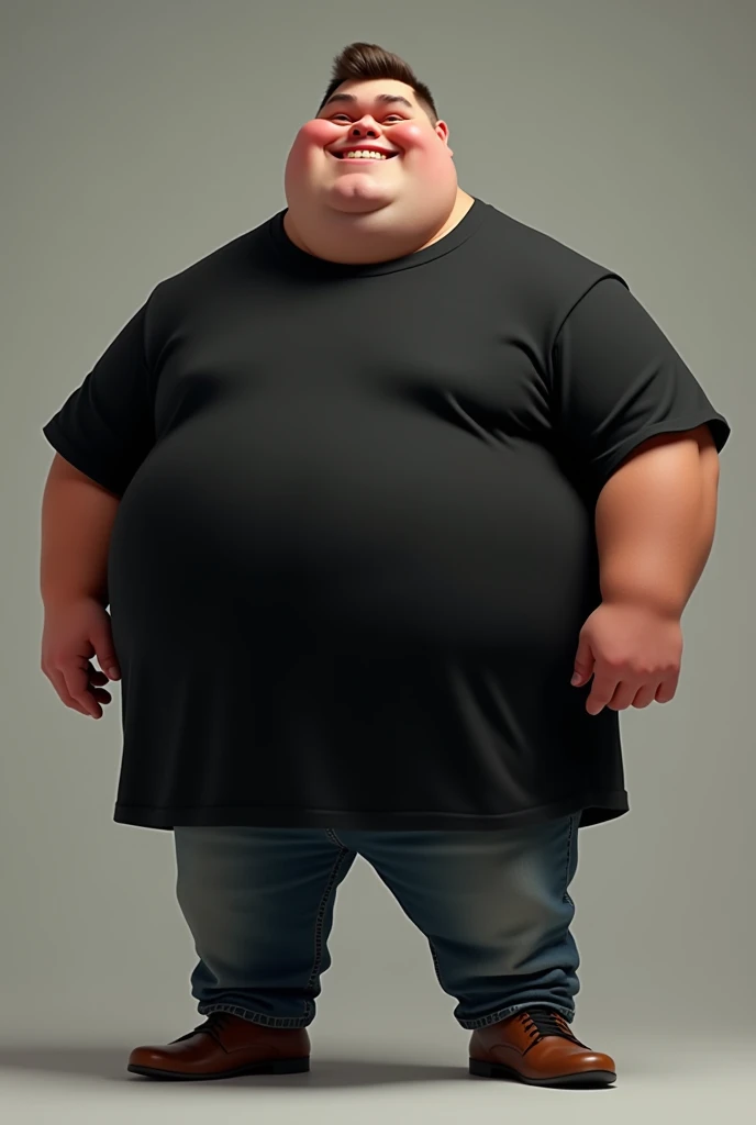 Believe me, a fat man size 4XL, to wear a black t-shirt