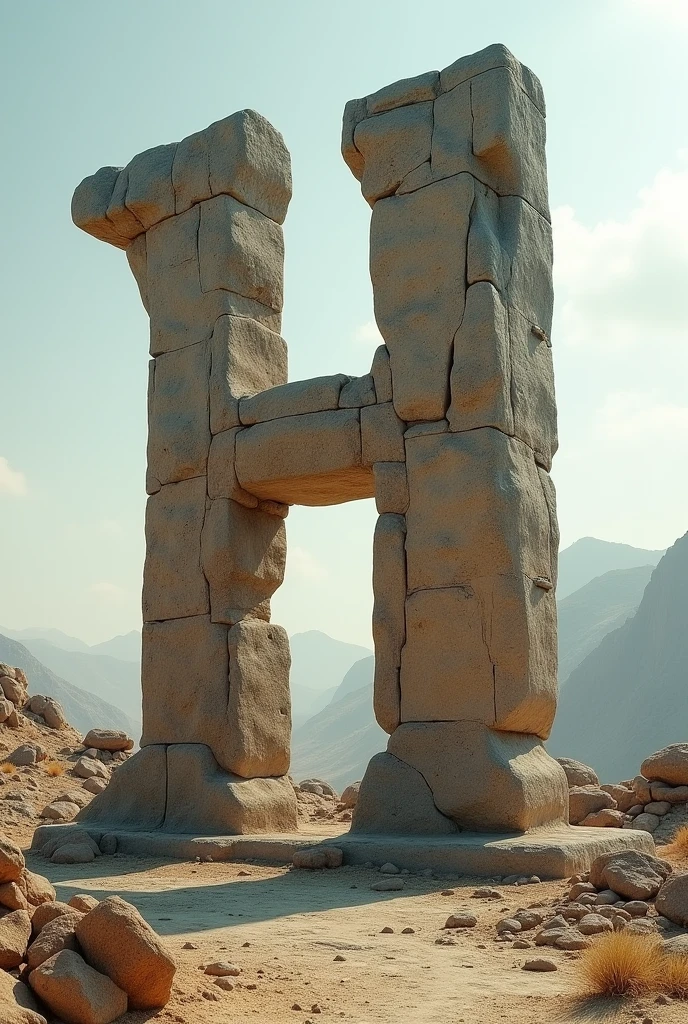 Big stone, shape of the text 11_H