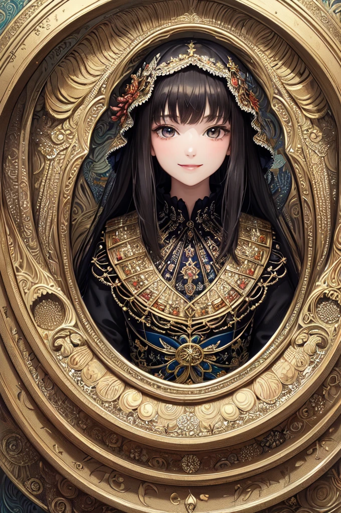 (masterpiece, Highest quality, Highest quality, Official Art, beautifully、aesthetic:1.2), (One person), Very detailed,(Fractal Art:1.3),The most detailed smile,