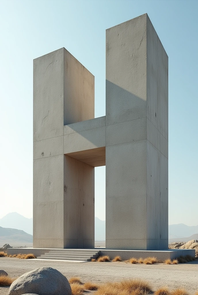 Big stone, shape of the text 11,shape of the text H