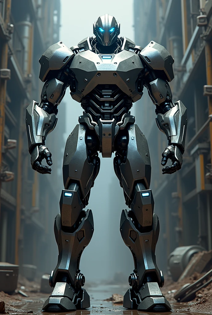 Handsome dominating male robot