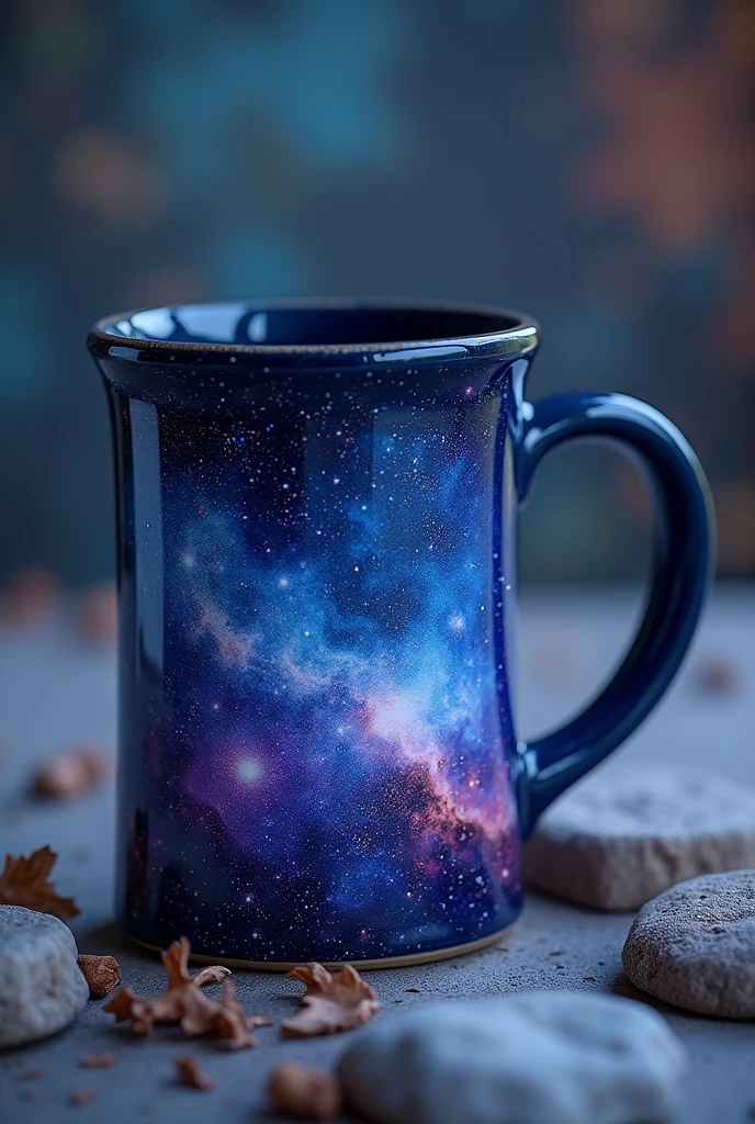 Coffee mug galaxy design