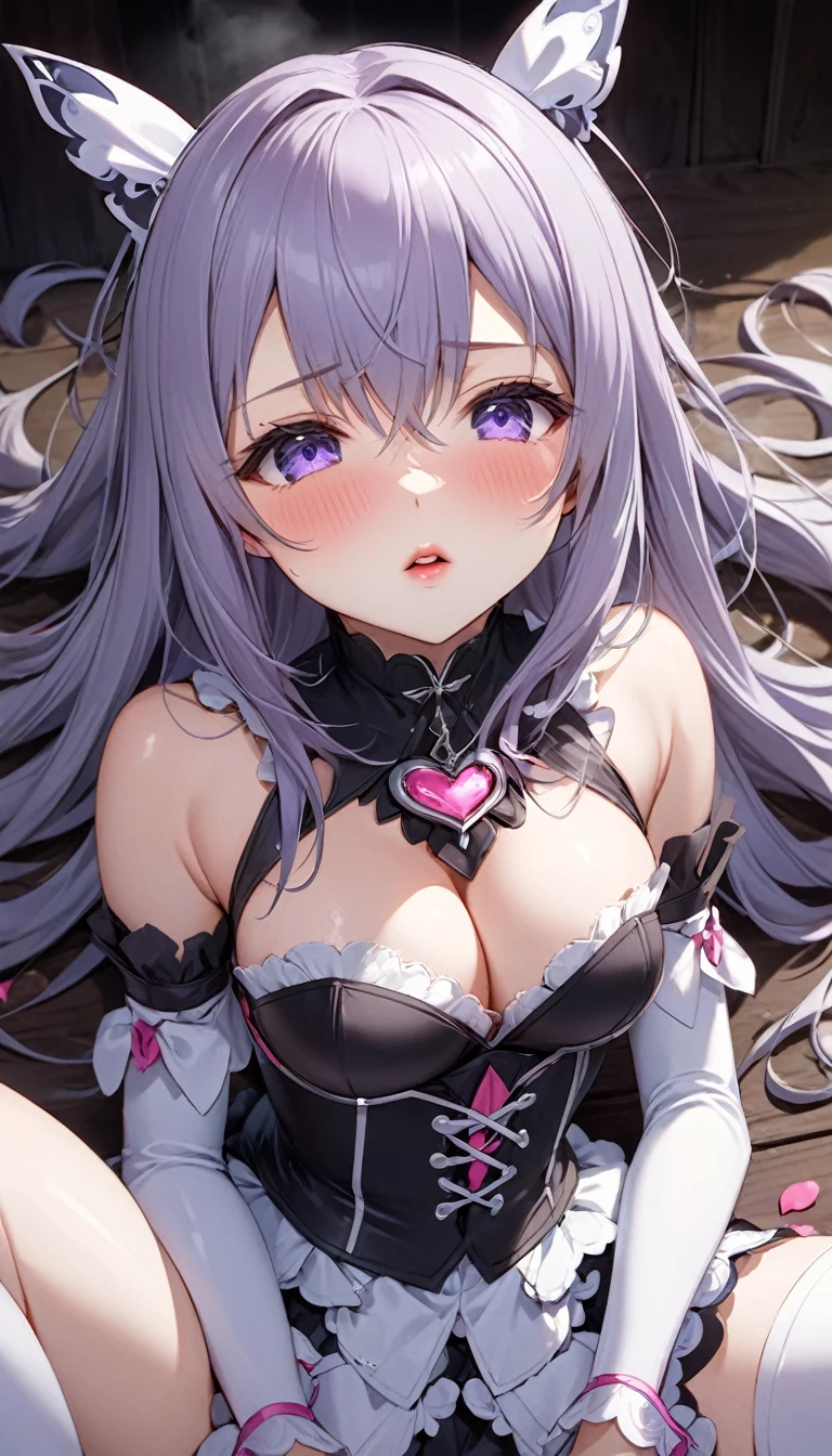 {{{{{32k, nsfw, The process in which the heroine girl is transformed into a Youth unconscious silicon love doll that infinitely without consciousness, Adding the fragility of youth to heroine girl's appearance, The more the protagonist tried to stop the transformation into a silicone love doll the more the transformation progressed resulting in the protagonist breaking the final seal that transformed his beloved into a silicone love doll and taking her consciousness A full whipped deep cleavage rapidly emerged from her small breasts making her much sexier than when she was human, She has been completely transformed into a silicone love doll and the charms she releases spur the sexual desire forcing the protagonist to not only fail to save his beloved girl against her will but also force her to open her legs and rape her, thicken the lips look pretty, Boobs are fluffy and bouncy, Tits that get rounder bigger her deep tight cleavage}}}}},{{{white expressionless cheeks, The moment the heroine girl's eyes were replaced by fake glass ones, Her whole body her hair her eyes everything has been turned into a fake, she was completely transformed into a silicone love doll lifeless, silicon love doll magical in a romantic magical field filled with female hormone steam, her beautiful slender underbust, slender curvy cute waistline, silicone love doll had an lewd fetish for lips and necks and waistlines, her clearer nip line from underbust to hips, gloomy hair, thick vivid lips}}}}},{{Extremely detailed}},{{{{{heroine girl's Sexually unused body with pure and innocent aura, integrated heroine girl head and face small}}}}}