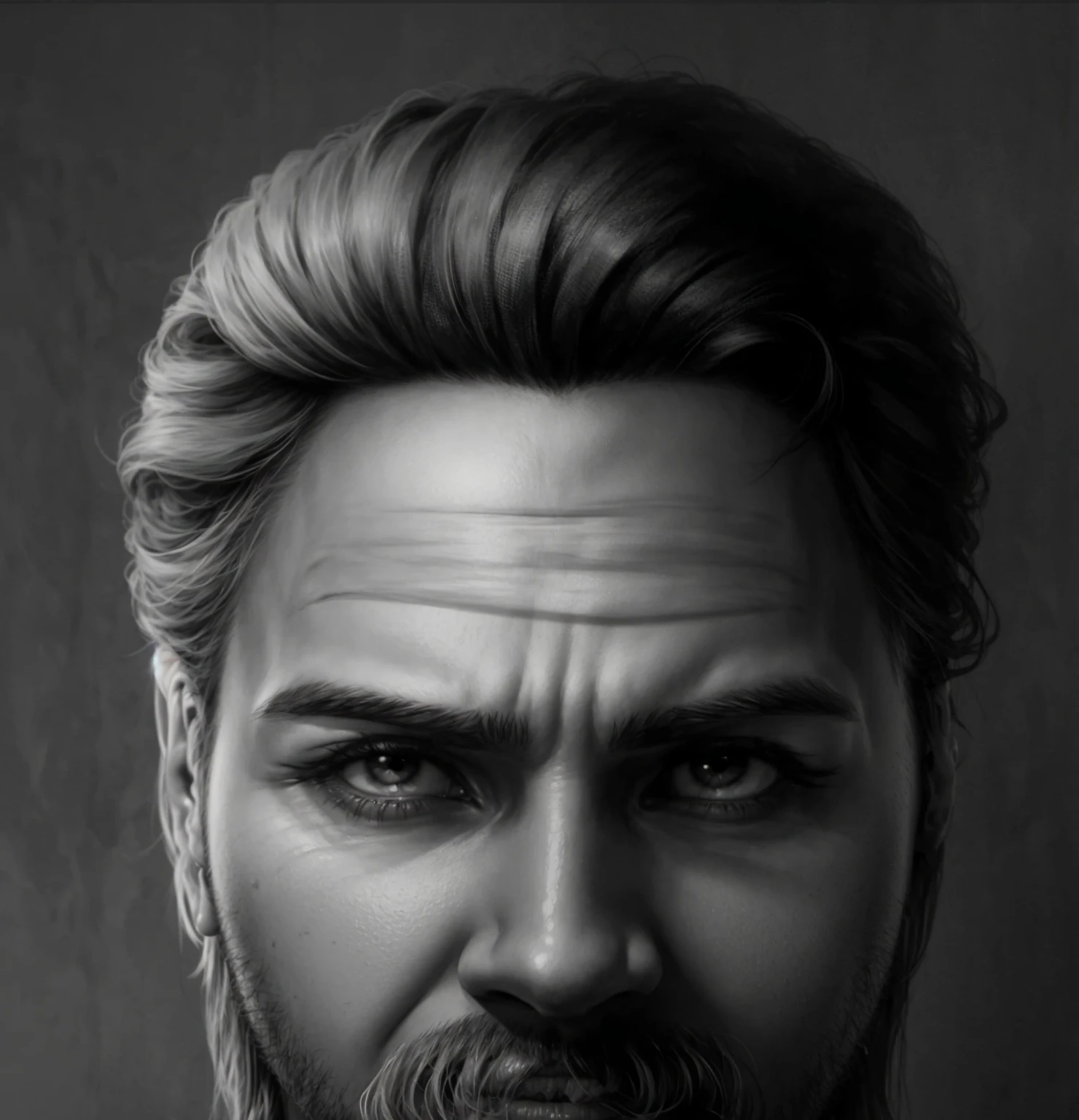 man, hair, Realism