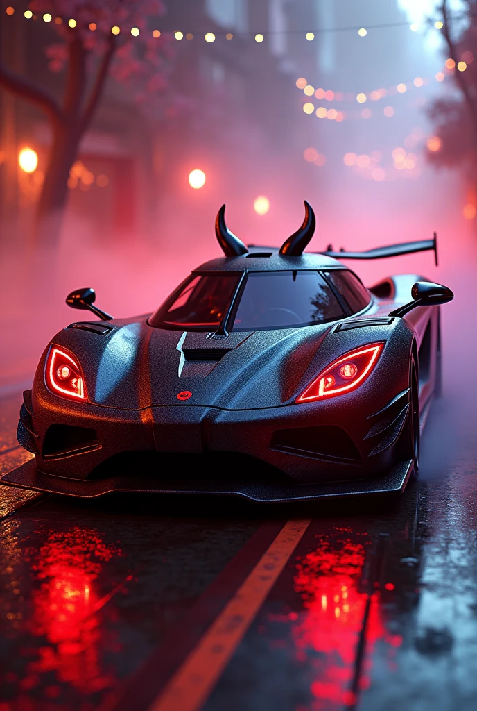 Make sportive devil car in carros Disney, he is a koenisegg and he is bad
