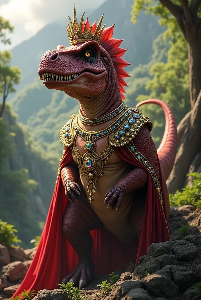 T Rex Princess with Clothes 


