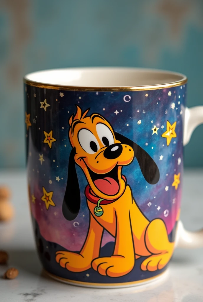 Coffee mug pluto design