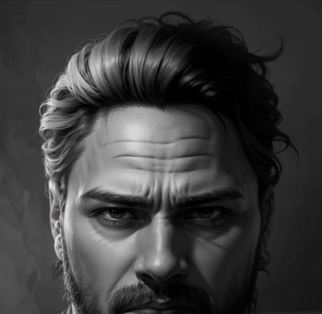 man, hair, Realism