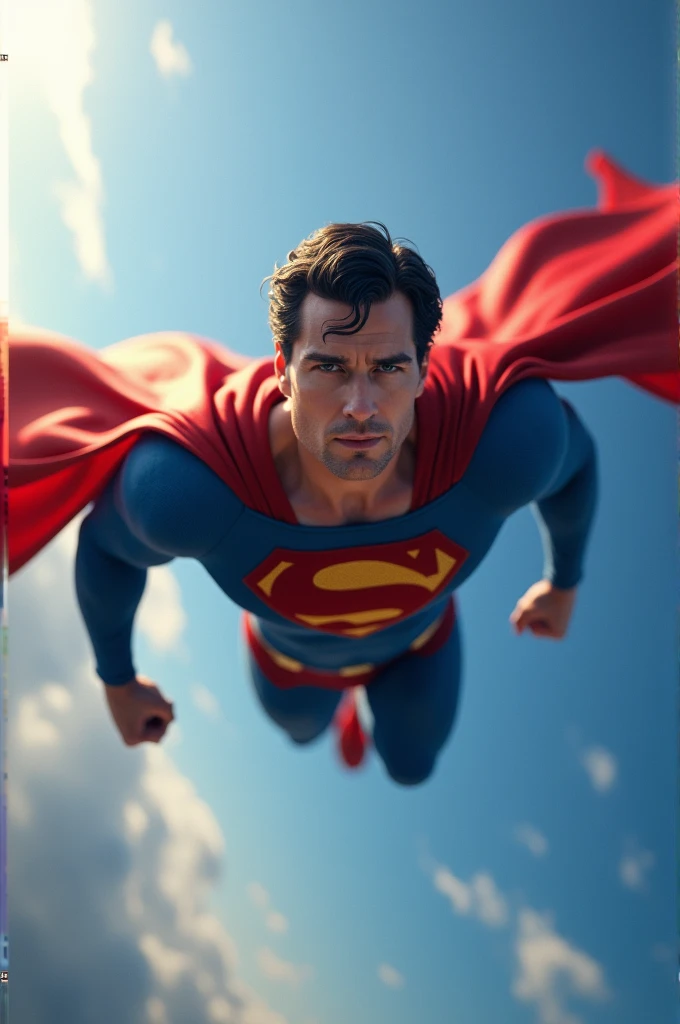 Superman in air
