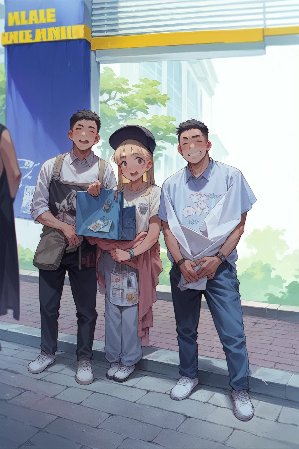 Make that photo like an anime style 