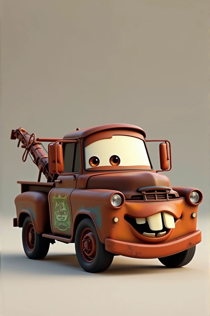Create a matte rusty brown color from the Cars movie with braces
